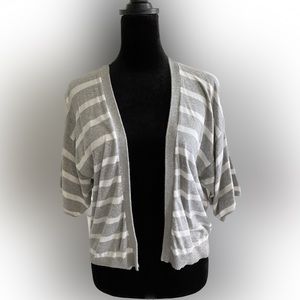 Old Navy Short Sleeve Striped Knit Cardigan - Size Medium